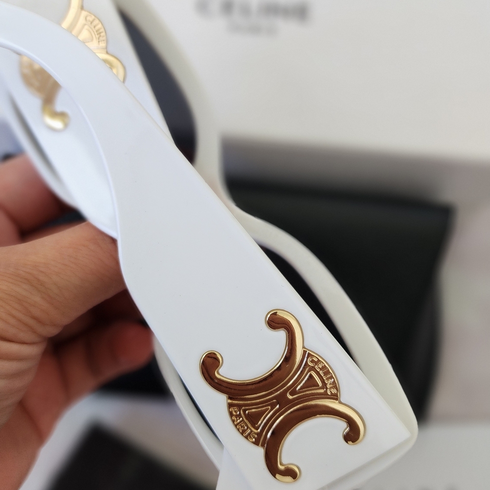 Fashion White Sunglasses - Picture 7 of 7